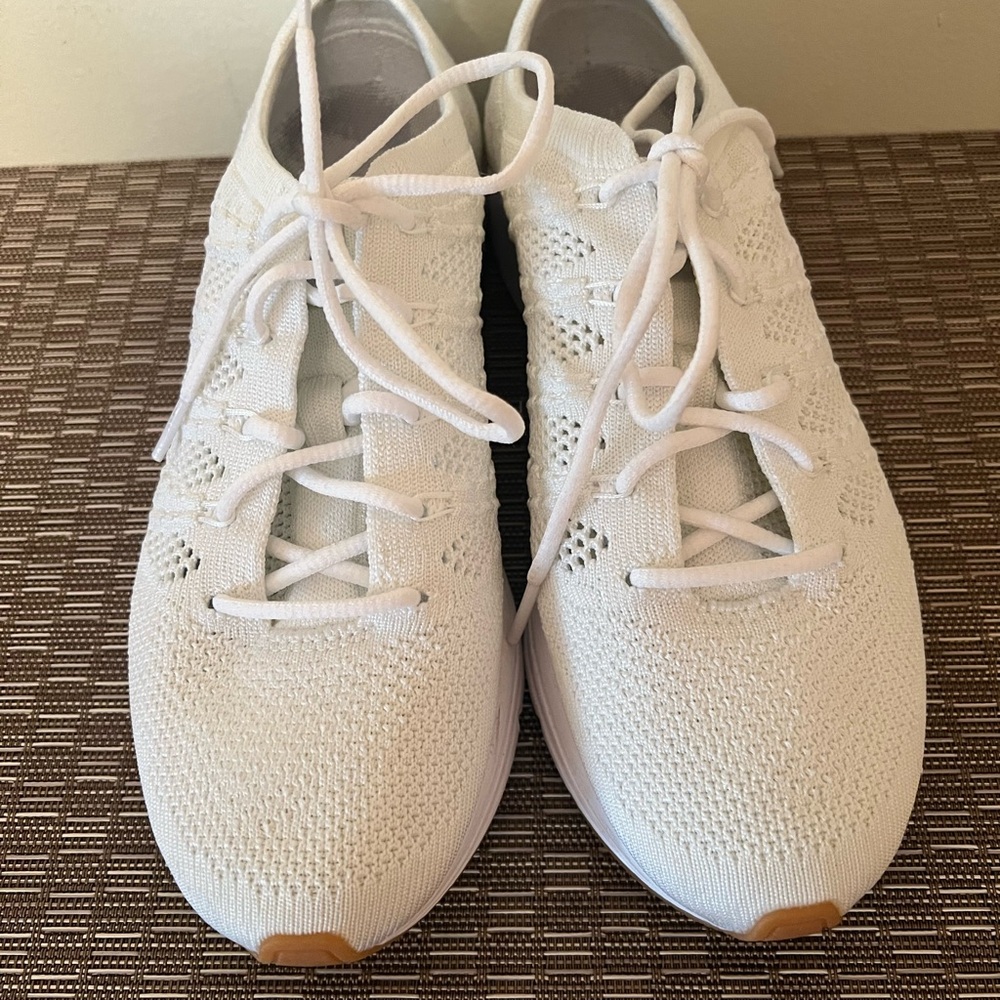 Nike white athletic shoes size 5